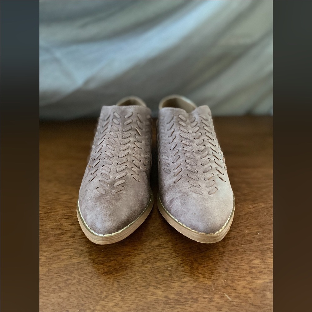 The Ashley Lavender Braided Ankle Bootie